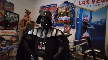 DARTH VADER LIFE SIZE STATUE + MASTER REPLICAS FORCE FX LIGHTSABER FOR SALE