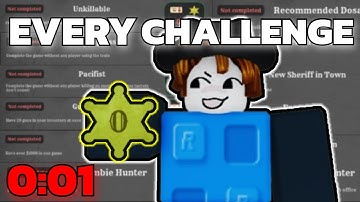 How Fast Can I Complete *EVERY* CHALLENGE In Dead Rails?