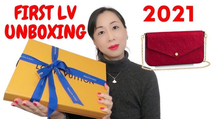 Unboxing and Review M60332 Louis Vuitton Slender Wallet Epi Leather Black 