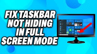 Famous How to Fix Taskbar not Hiding in Full Screen mode in Windows 10 - Easy Fix Net Worth