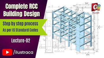 Complete RCC Building Design Process | Step by Step Guide- 02 | Midas Gen | ilustraca | Sandip Deb