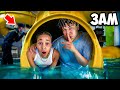 Sneaking into a waterpark 