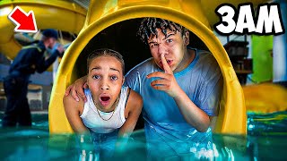 SNEAKING INTO A WATERPARK!! 🤫