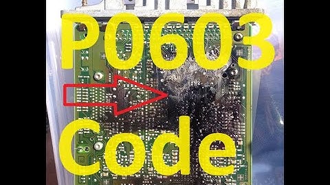 Causes and Fixes P0603 Code: Internal Control Module Keep Alive Memory (KAM) Error