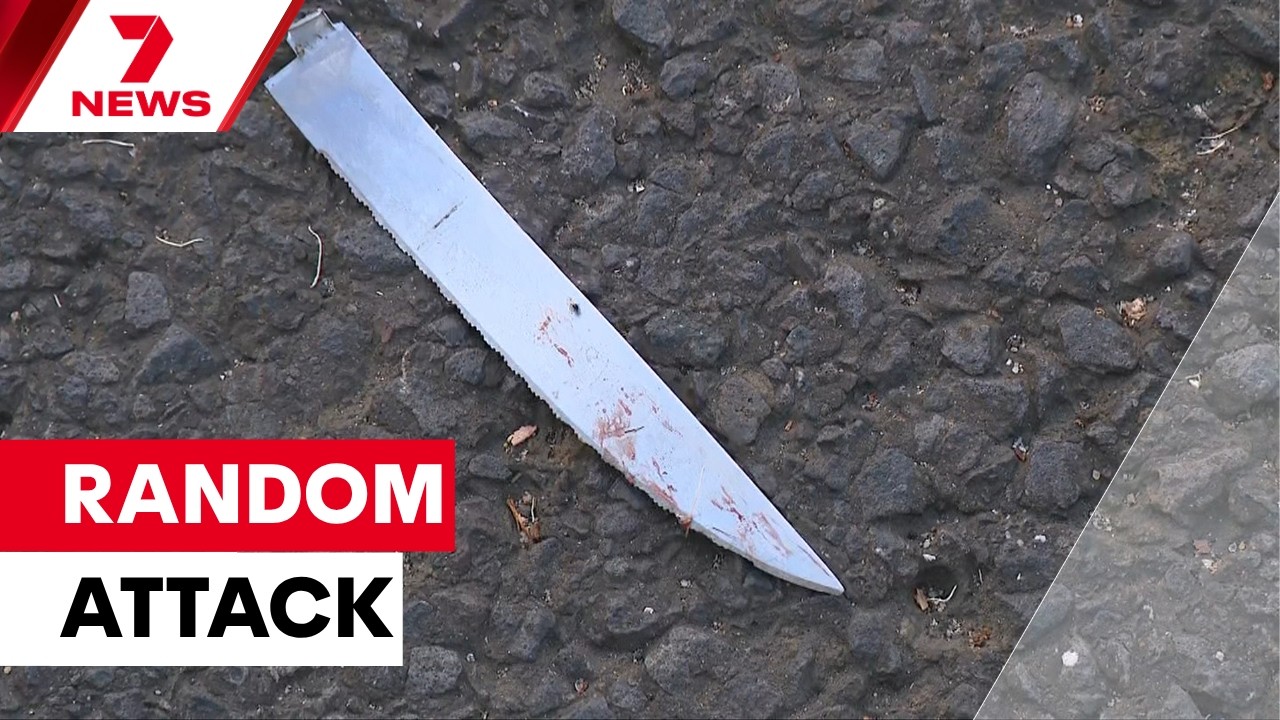 Paramedic stabbed in random attack outside cafe in Melbourne's north ...