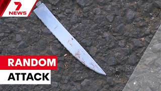Paramedic stabbed in random attack outside cafe in Melbourne's north | 7NEWS