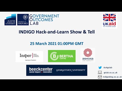 INDIGO Hack and Learn Show and Tell event
