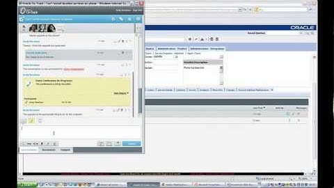 Oracle WebCenter Connect and Siebel CRM Service Integration