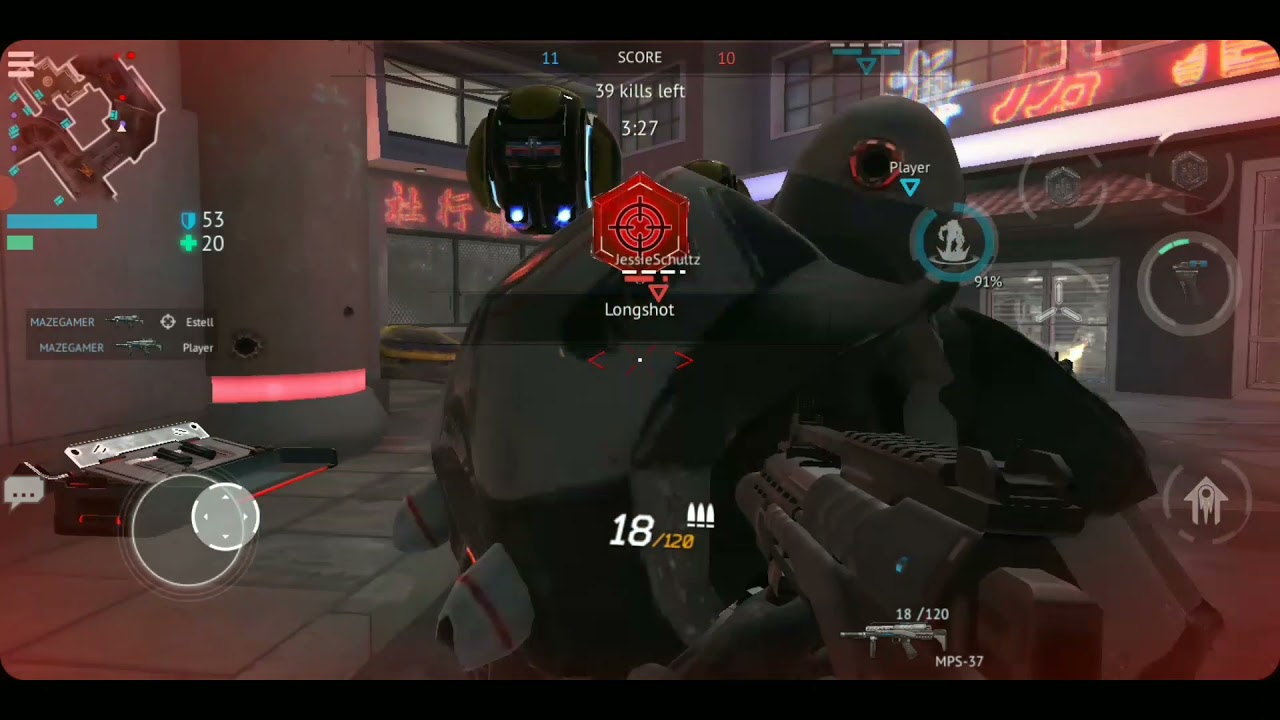 infinity ops online fps Cyberpunk shooter gameplay