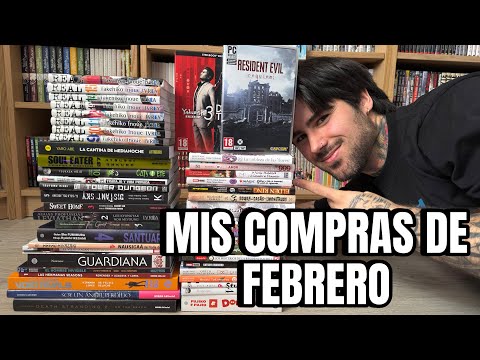 MY FEBRUARY PURCHASES | LOTS OF MANGA CONTINUES, VIDEO GAMES, CLOSING AND OPENING COLLECTIONS
