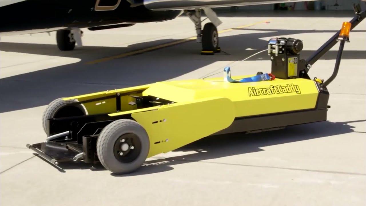 AircraftCaddy Airplane Tugs Move Planes Quickly & Easily YouTube