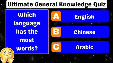Ultimate General Knowledge Quiz 💡Test Your Knowledge and Have Fun #triviaquiz