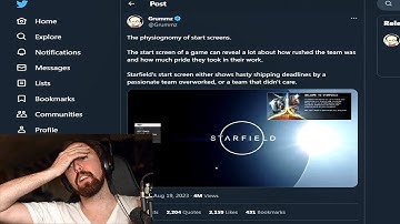 Starfield Menu Screen Drama