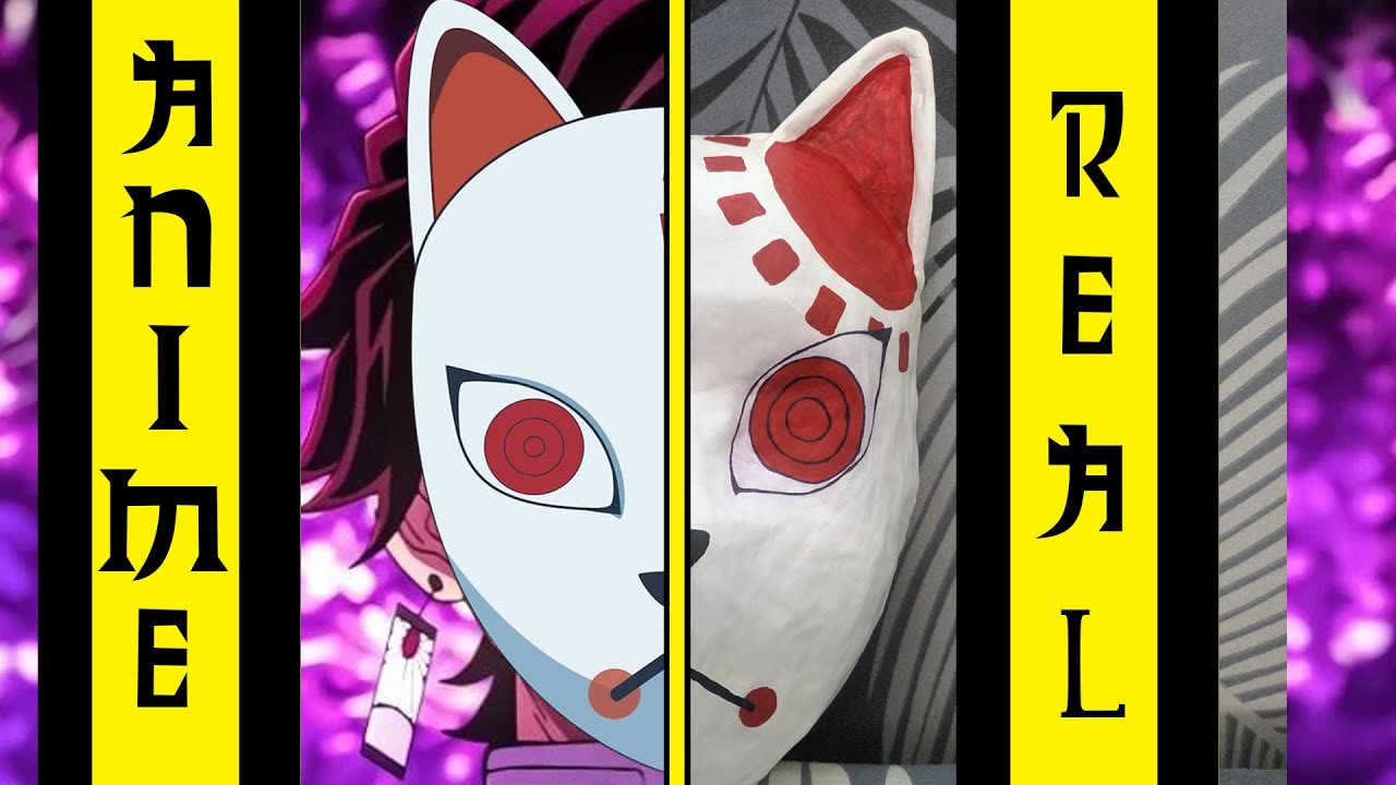 Kimetsu No Yaiba】Haganezuka's mask Tutotiral with Template 【Demon Slayer】  鬼滅の刃 