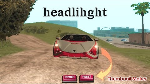 gta san andreas how to headlight switch in 100% work