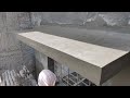 Lintel Chajja plastering ||Rain Border Plastering|| Building Construction