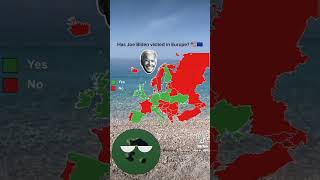 Has Joe Biden visited in Europe? ???? #biden #map #europe #viral #shorts