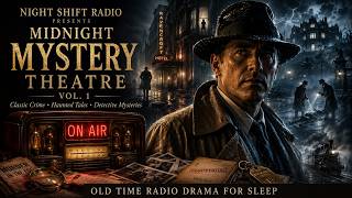 Midnight Mystery Theatre Vol. 1 | Cozy Vintage Mysteries for Late Night Listening | Rain Ambience