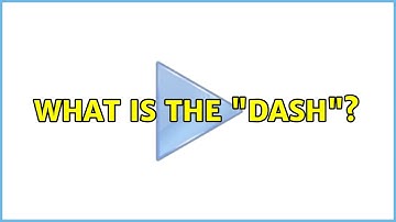 Ubuntu: What is the "Dash"?