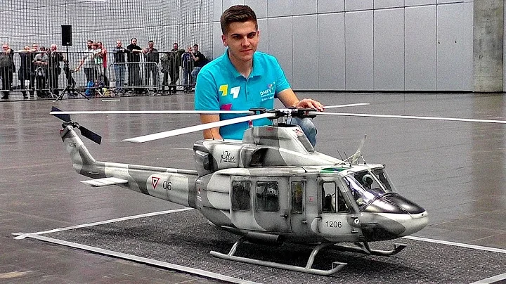 AMAZING DETAIL WOW !!! BIG RC BELL-412 VARIO SCALE...
