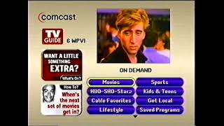 Comcast On-Demand Menu (May 19, 2004)