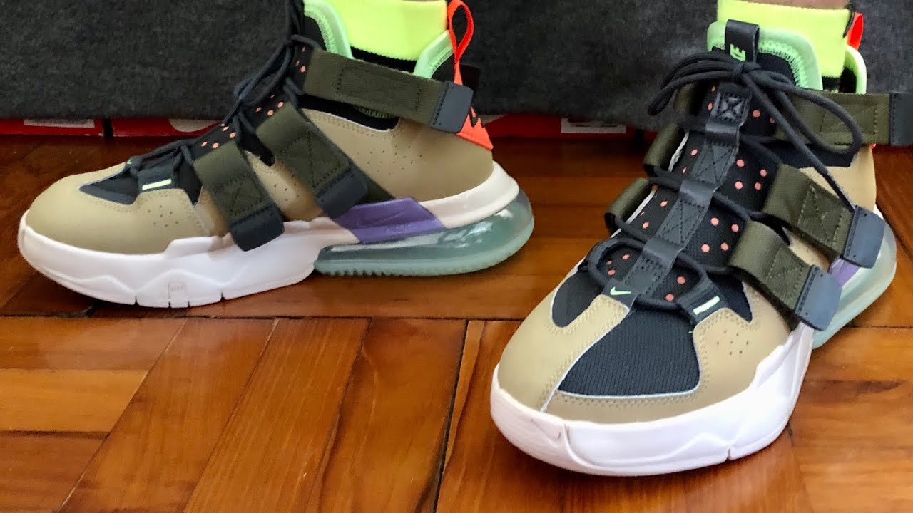 Nike Air Edge 270 'Parachute Beige' On and Up close -