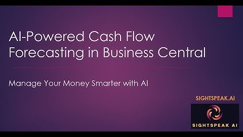 AI-Powered Cash Flow Forecasting in Business Central