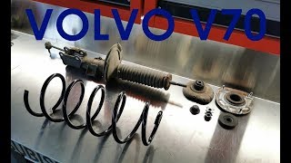 VOLVO V70 Front suspension coil springs replacement by JustRandom Cars&Urbex 11,060 views 4 years ago 9 minutes, 15 seconds