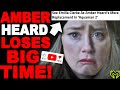 TERRIBLE News For Amber Heard! She Gets DESTROYED!