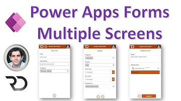 Multiple Screen Form Control in Power Apps