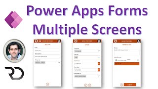 Multiple Screen Form Control in Power Apps