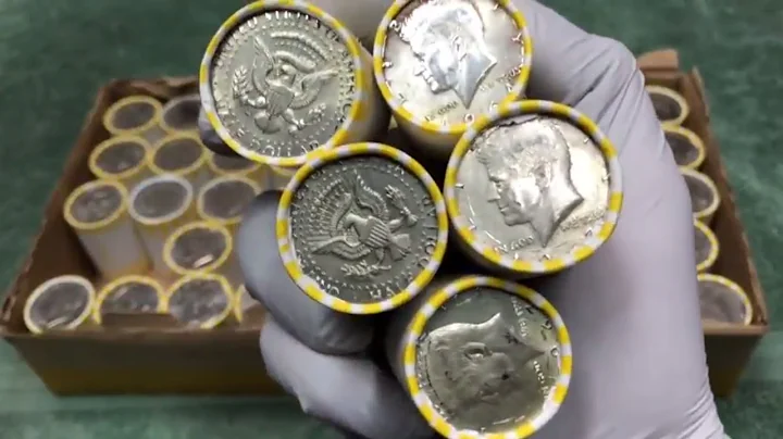 Silver Sunday! Coin Roll Hunting Half Dollars! Silver Everywhere! Enders! Tons of Silver!