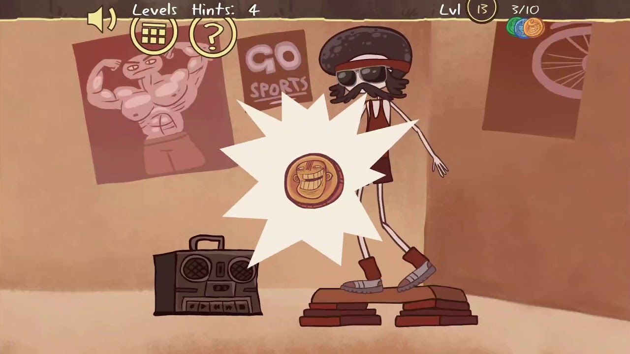 Let's Play Troll Face Quest Sports Puzzle, Level 13 YouTube