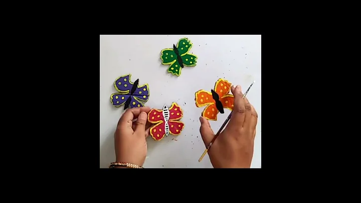 empty plastic bottles reuse idea || bottle craft || butterfly craft #plzsubscribe # shorts