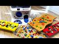 Marble Run Race ASMR☆Water & HABA Slope Healing Sound　木製ウェーブスロープ＆ガチャガチャ