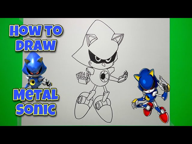 Dibujando a Sonic vs Metal Sonic