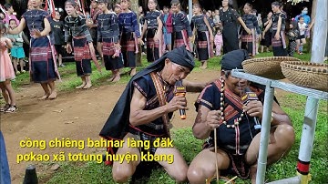 Cồng chiêng mừng lúa mới kết hợp với dân ca phối hợp nghe thật hay.bahnar huyện kbang.
