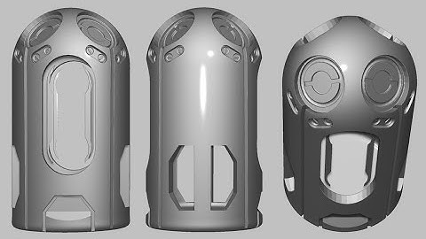 Speed modeling with booleans in Zbrush.