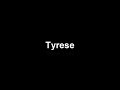 Tyrese - Sweet Lady