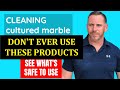 How to Clean Cultured Marble - No! (Windex, 409, Bleach, Lysol,)  Cultured Marble Expert