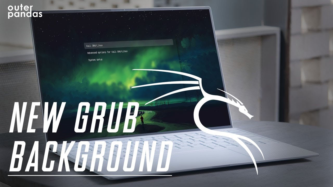 How to Change Kali Linux Grub Background / Theme - YouTube
