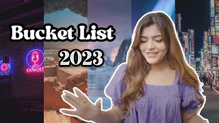 My 2023 Bucket List! ✨Glowing & Growing With K Episode 3