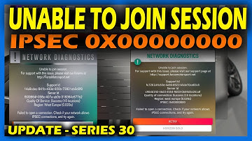 Forza Horizon 4: "Unable To Join Session IPSEC 0X00000000" UPDATE 30 BUG Needs Urgent Fix