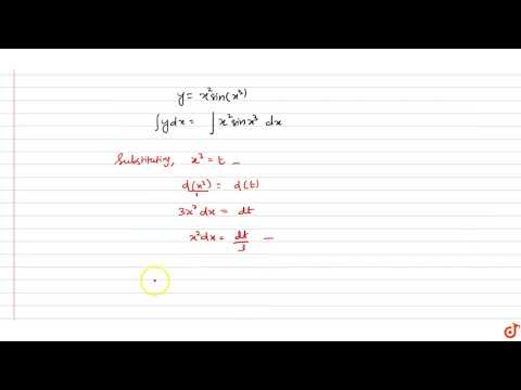 `int x^2sin(x^3)dx`