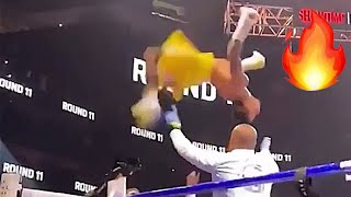 Gervonta Davis Backflips off Turn Buckle After TKOing Mario Barrios