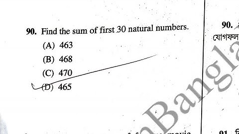 find the sum of first 30 natural number #learning_mathematics