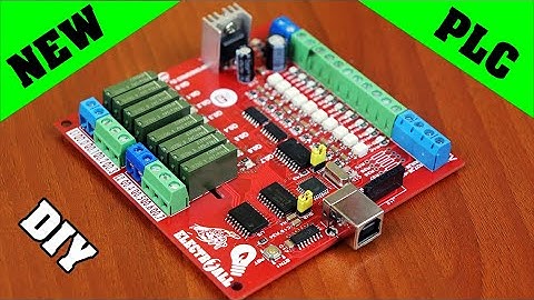 PLC WITH ARDUINO (ATmega328p) V4, CIRCUIT BASED ON THE SIEMENS PLC S7 1200 RLY