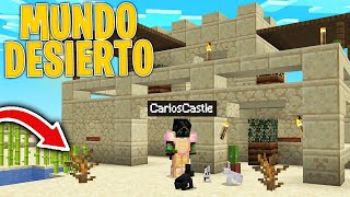 Sobrevivo en Minecraft pero en un Mundo de DESIERTO! 😱 ¿Sobreviviré?