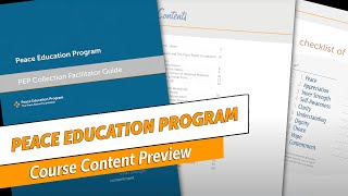 Peace Education Program Course Content Preview