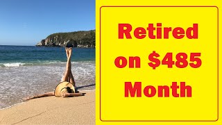 Where he retired on $485 per month